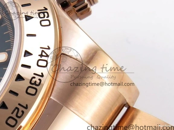 MiroTime 0111 DAYTONA 116505 RG OMF BEST EDITION BLACK RG DIAL ON RG BRACELET A7750 (SLIM MOVEMENT) Trendsetting 1797